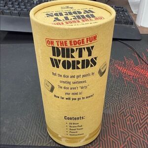 Brand new Dirty Words Game Set